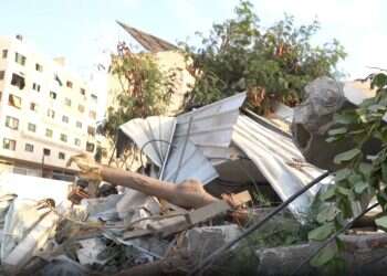 בית החולים רנתיסי בעזה, שבו הוחזקו חטופים ישראלים. צילום: דו צה"ל מעריך: חמאס הסתיר חטופים גם בשיפאא – לא ברור מה מצבם