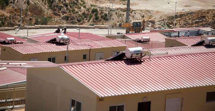 53 קראווילות: אושר שטח המגורים הזמניים של תושבי כפר עזה