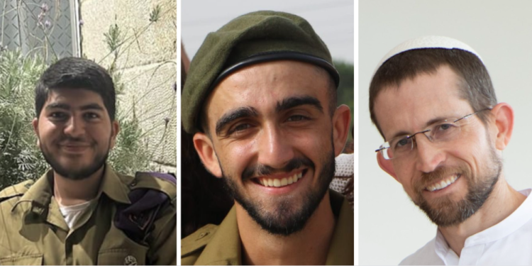 אוריה מש, נריה אהרון נגרי ובועז מנשה יוגב ז השכול היכה בשלישית: 3 חללים ביישוב בן 400 משפחות