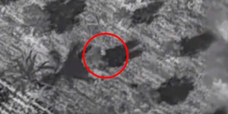 צילום מסך מתוך סרטון של דו "יש לך רשאי ממפקד תא התקיפה, ביצוע על האדם עם ה- RPG"