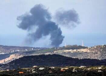 חילופי אש בגבול לבנון בין צה חילופי אש בגבול לבנון בין צה"ל לחיזבאללה. צילום: AFP