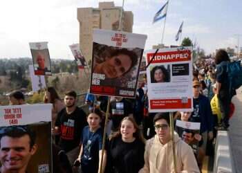 עצרת למען שחרור החטופים