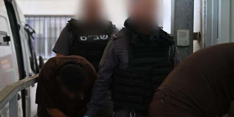 כליאת מחבלי נוח'בה. צילום: דוברות שב