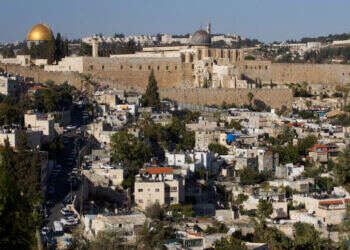 עיר דוד והר הבית. צילום: מרים אלסטר, פלאש 90