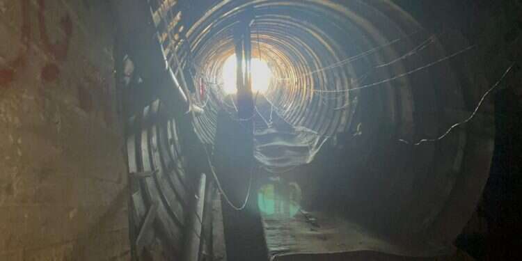 מנהרות החמאס ברצועת עזה