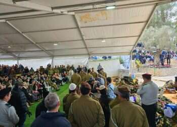 הלווייתו של סמ"ר (מיל') אלישע יהונתן לובר הי"ד