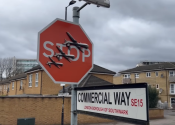 שעות בודדות לאחר שהוצבה: אמנות רחוב של בנקסי נגנבה בלונדון