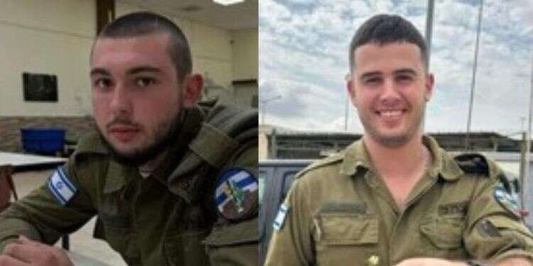 צה"ל חילץ מעזה את גופות החיילים החטופים רון שרמן וניק בייזר