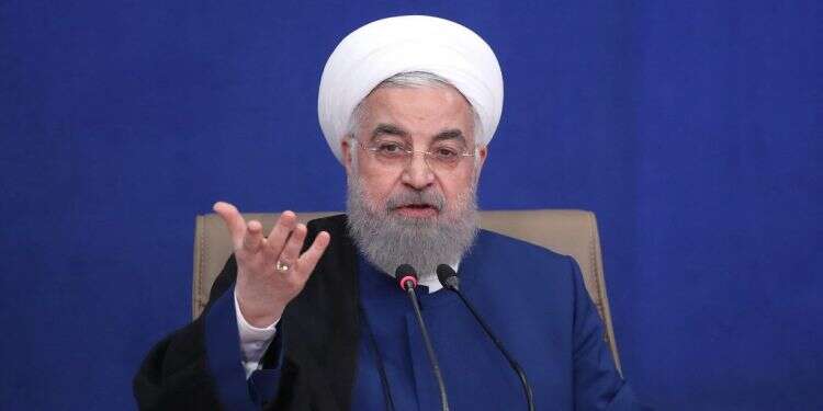 "ישנן שעות שבהן גמישות הירואית נעלה על ג'יהאד". נשיא איראן לשעבר חסן רוחאני צילום: איי,אף, פי