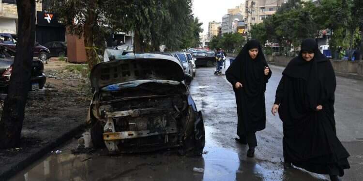 קהל היעד המרכזי הוא האויב. זירת החיסול של סאלח אל־עארורי בלבנון. צילום: אי.פי.איי קהל היעד המרכזי הוא האויב. זירת החיסול של סאלח אל־עארורי בלבנון. צילום: אי.פי.איי