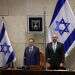 נשיא המדינה יצחק הרצוג (שמאל) ויו הרצוג איחד – לפיד תקף: אירוע 75 שנים להקמת הכנסת