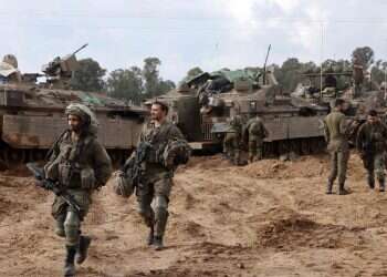 כוחות צה כוחות צה"ל על גבול רצועת עזה, בשבוע שעבר