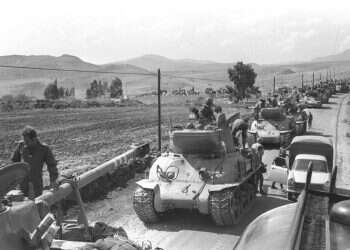 כוחות צה"ל ברמת הגולן במלחמת יום הכיפורים צילום: דוד רובינגר, לע"מ