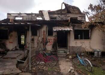 ההרס שנגרם ממתקפת הטרור של חמאס בקיבוץ כיסופים. צילום: חיים גולדברג, פלאש 90