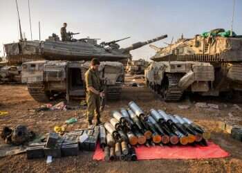 כוחות צה"ל בגבול עזה, השבוע. צילום: יונתן זינדל, פלאש 90