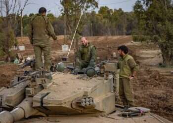 חיילי מילואים בגבול עזה. צילום: חיים גולדברג, פלאש 90