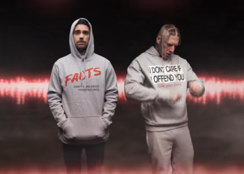 בן שפירו וטום מאקדונלד בקליפ של השיר החדש. צילום מסך מיוטיוב בן שפירו וטום מאקדונלד בקליפ של השיר החדש