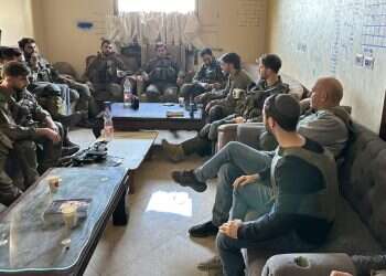 דאום ושרקי עם הלוחמים בחאן־יונס רוח עזה