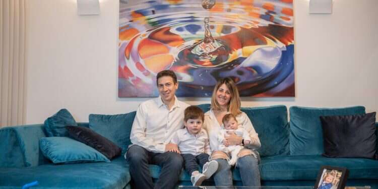 משפחת נויפלד, רעננה. צילום: נעמה גרינבאום