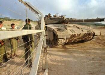 כוחות צה"ל עוזבים את לבנון, יוני 2000.