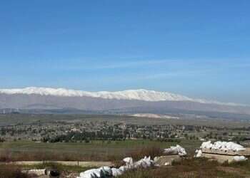 החרמון, מבט מאזור עין־זיוון, השבוע. צילום: יהודה יפרח