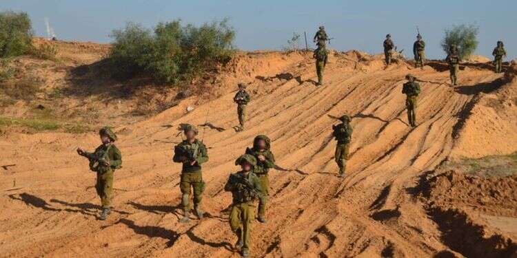חיילי צה"ל פועלים ברצועת עזה. צילום: דובר צה"ל