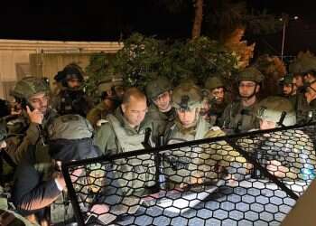 כוחות צה"ל באדורה לאחר הפיגוע. צילום: דובר צה"ל