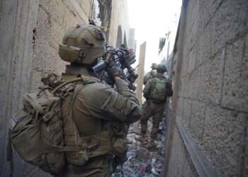 לוחמים בלב חאן יונס. צילום: דובר צה"ל