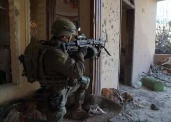 לוחמי צה"ל בחאן יונס. צילום: דובר צה"ל