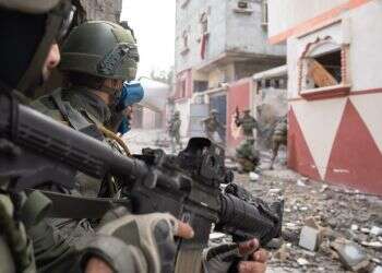 לוחמי צה"ל במרכז רצועת עזה