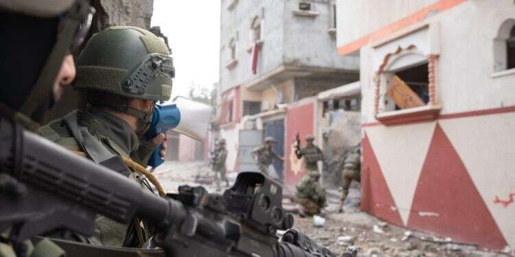 לוחמי צה לוחמי צה"ל במרכז רצועת עזה