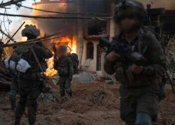 לוחמי היחידות המיוחדות בחאן יונס. צילום: דובר צה לוחמי היחידות המיוחדות בחאן יונס