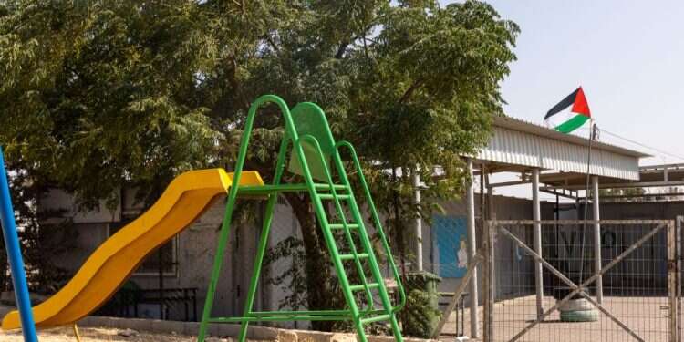 בית הספר הסמוך לגבע־בנימין. צילום: יוסי אלוני