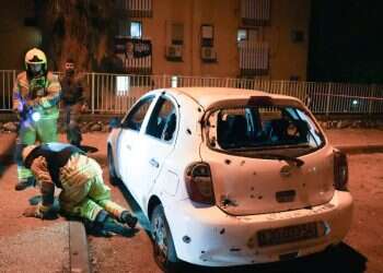 זירת נפילת רקטה בקריית־שמונה