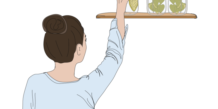 איור: בת־אל בן־חורין אבא של אלונה לא זוכר את שמות הנכדים, ולא שוכח את אהובתו הראשונה