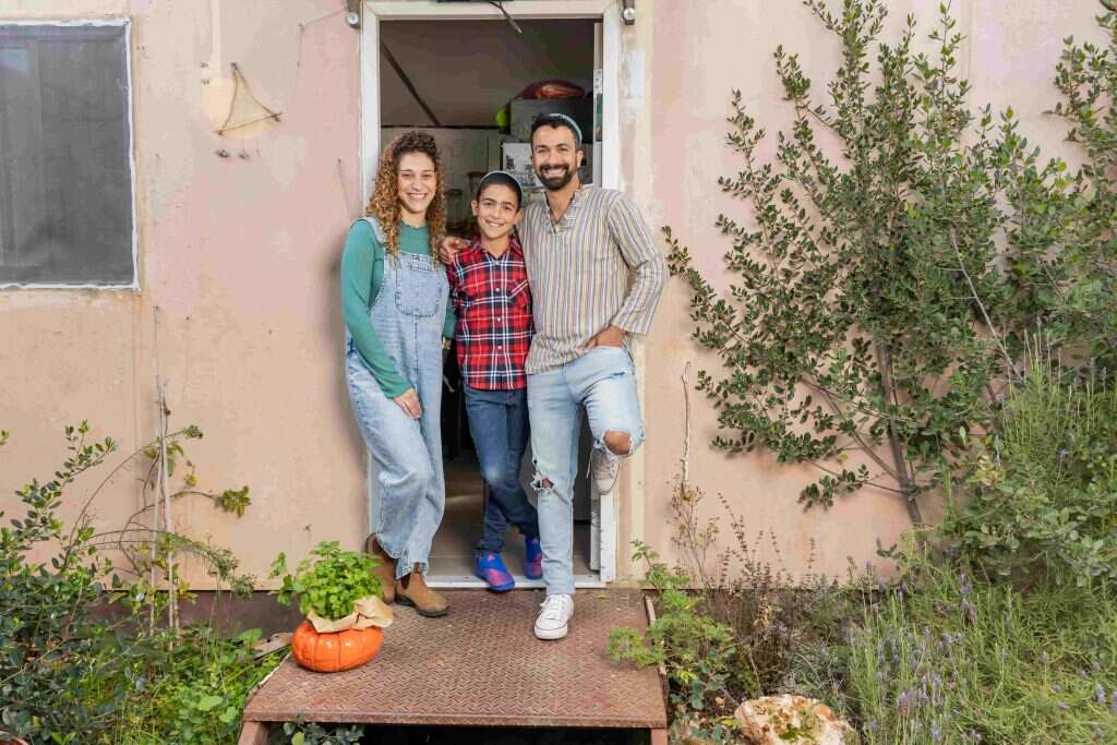 משפחת כהן, עפרה. צילום: נעמה שטרן