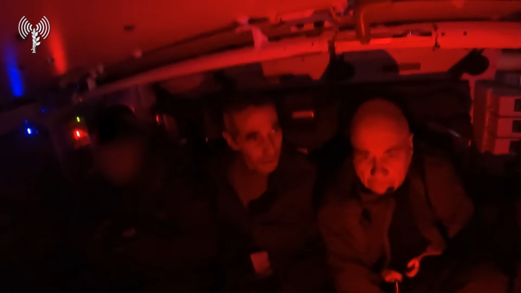מתוך המבצע לחילוץ החטופים ברפיח, השבוע. צילום: דובר צה