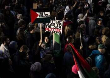 הפגנה אנטישמית בשוויץ