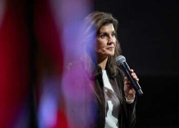 ניקי היילי באירוע קמפיין בדרום קרוליינה