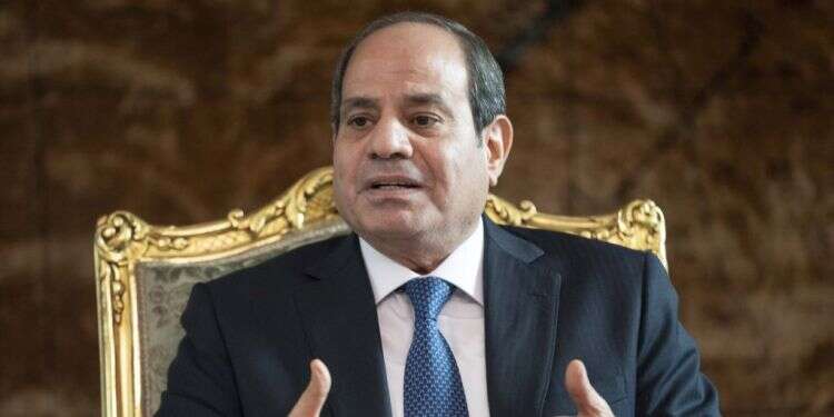 עבד אל-פתאח א-סיסי, נשיא מצרים.