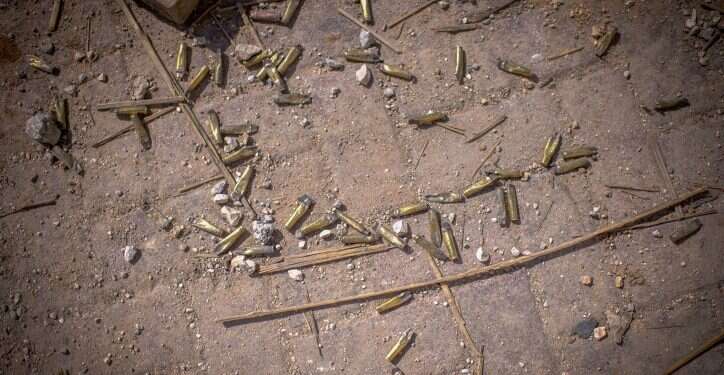 תחמושת. אילוסטרציה. צילום: גילי יערי, פלאש 90 כתב אישום: עבד בעוטף עזה וגנב פגזי טנקים ופצצות מרגמה