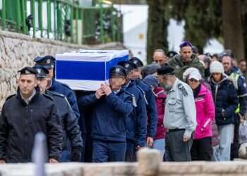 הלווייתו של יצהר הופמן בהר הרצל