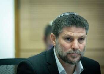 בצלאל סמוטריץ. צילום: יונתן זינדל, פלאש 90