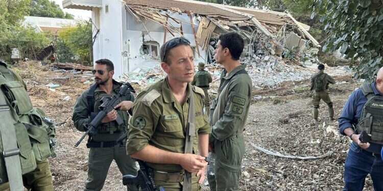 תא"ל חירם בבארי, אוקטובר 2023. צילום: חגי סגל