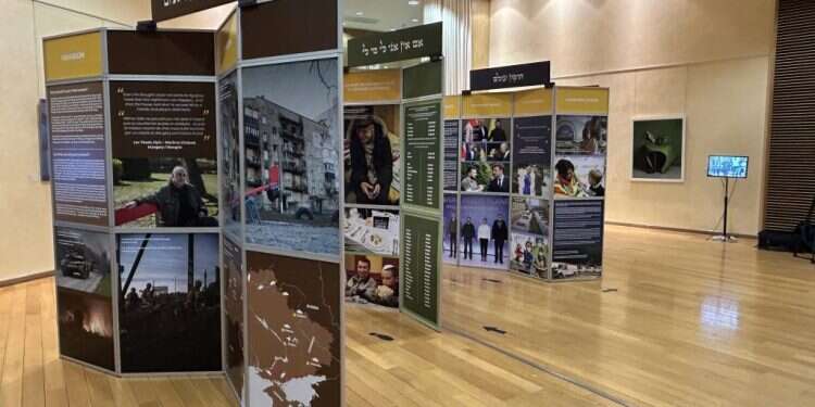 הכנס בבריסל/ צילום: אריאל שנבל במערב הונגריה נמצא מחנה הפליטים היהודי הגדול ביותר באירופה