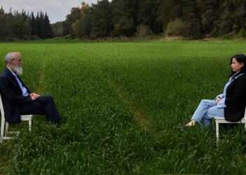 אורית נבון והרב דוד סתיו. צילום: שילת מזרחי