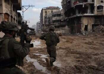 חטיבה 5 נלחמת ברצועת עזה. צילום: דובר צה חטיבה 5 נלחמת ברצועת עזה. צילום: דובר צה"ל