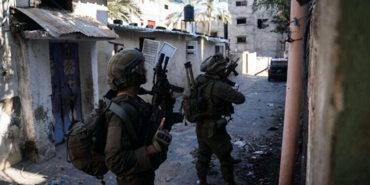 לוחמי אגוז בחאן יונס. צילום דובר צה לוחמי אגוז בחאן יונס