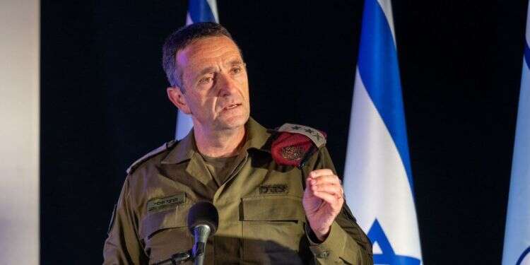 הרמטכ"ל במהלך הכנס המבצעי של חיל האוויר.