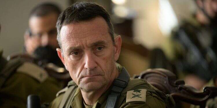 הרמטכ"ל, הרצי הלוי. צילום: דובר צה"ל